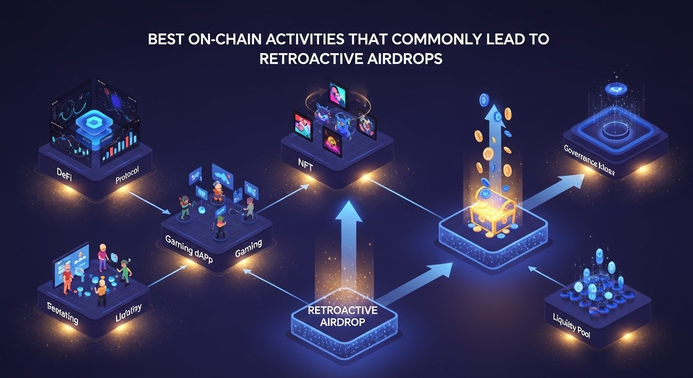 Best On-Chain Activities That Commonly Lead to Retroactive Airdrops
