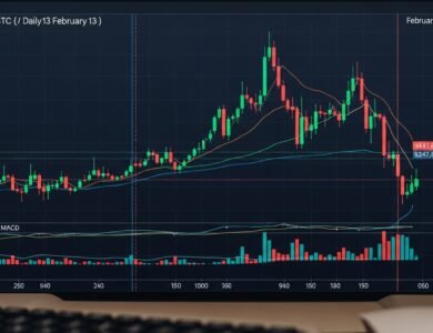 Bitcoin Feb. 13 Daily Chart