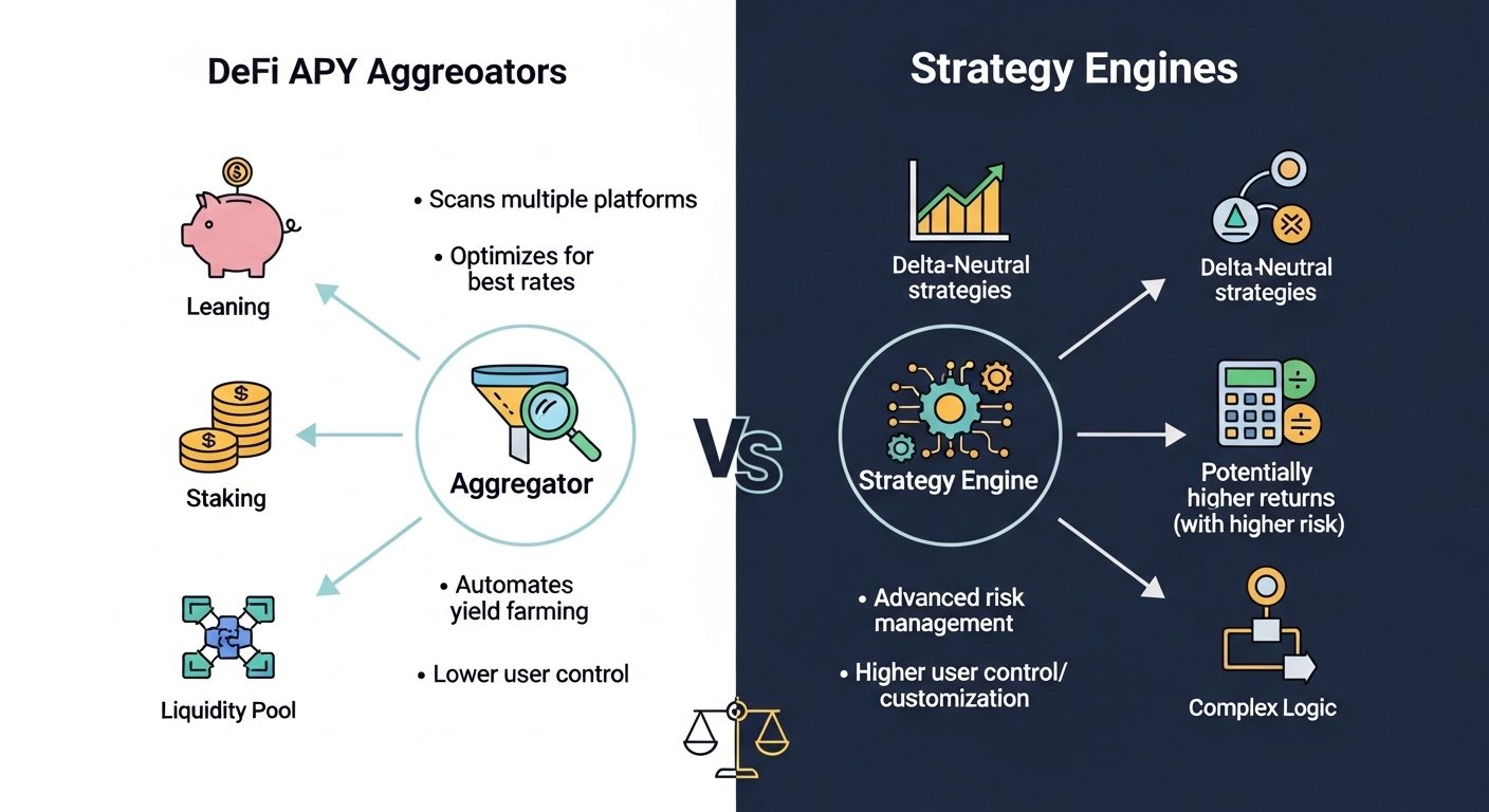DeFi APY Aggregators vs. Strategy Engines