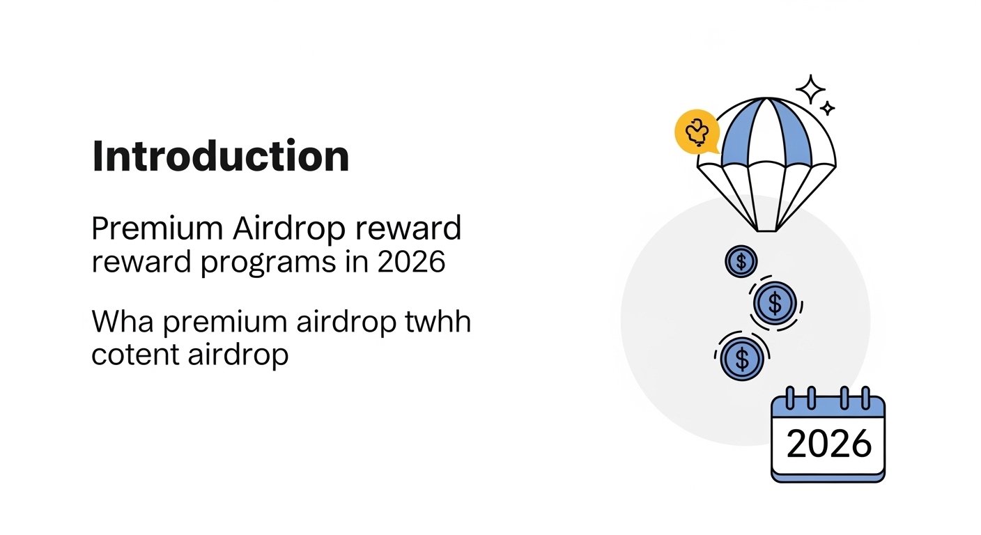 Premium Airdrop Reward Programs 2026 and How They Work