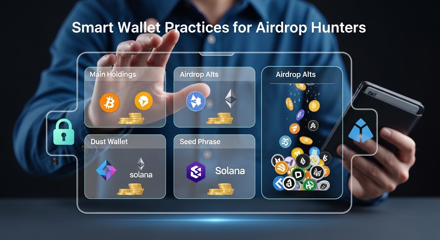 Smart Wallet Practices for Airdrop Hunters