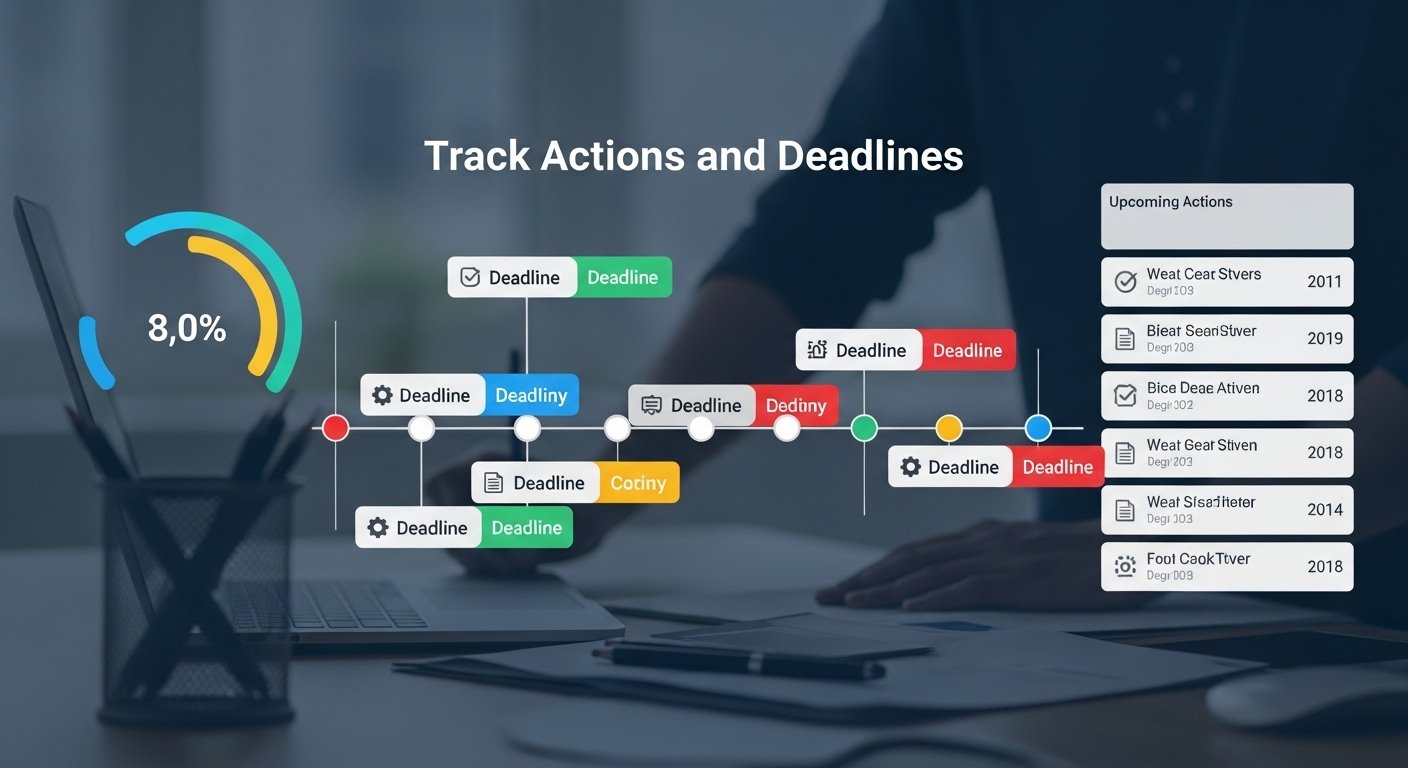 Track Actions and Deadlines