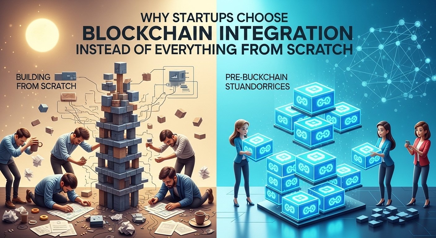 Why Startups Choose Blockchain Integration Instead of Building Everything From Scratch