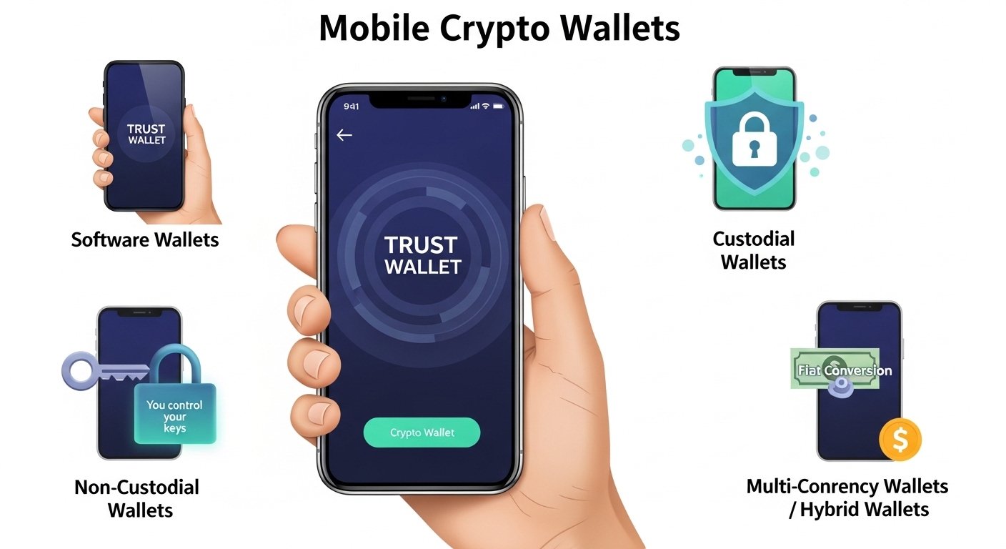 Types of Mobile Crypto Wallets