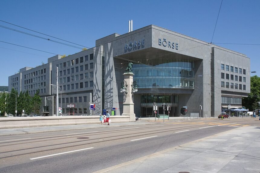 Zurich stock exchange building — Switzerland approves its first retail Bitcoin ETF